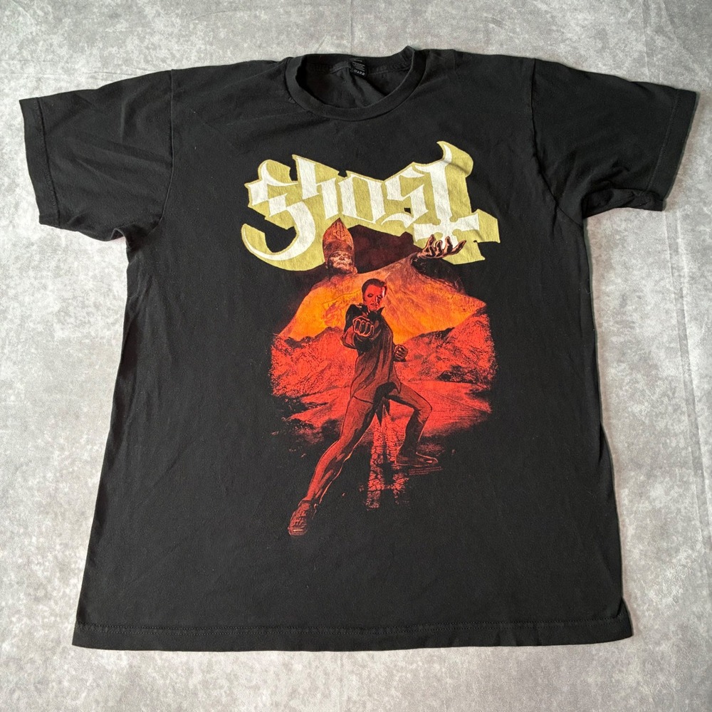 Ghost Band A Pale Tour Named Death 2018 North America Tour Shirt Black Mens L